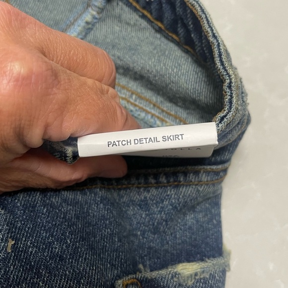 NWT Hustle N Holla Harlow Patch Detail Skirt - Picture 5 of 9